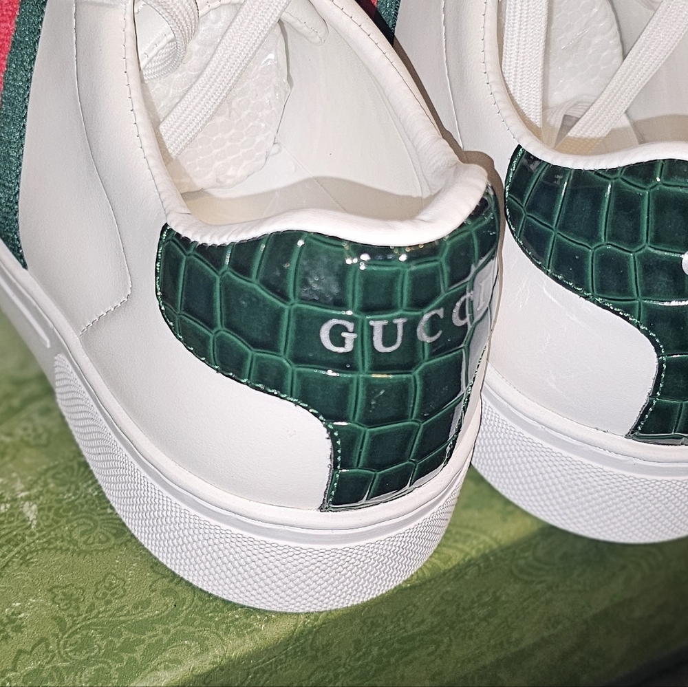 Gucci Ace Sneakers Size 10 Mens New - Picture 2 of 4